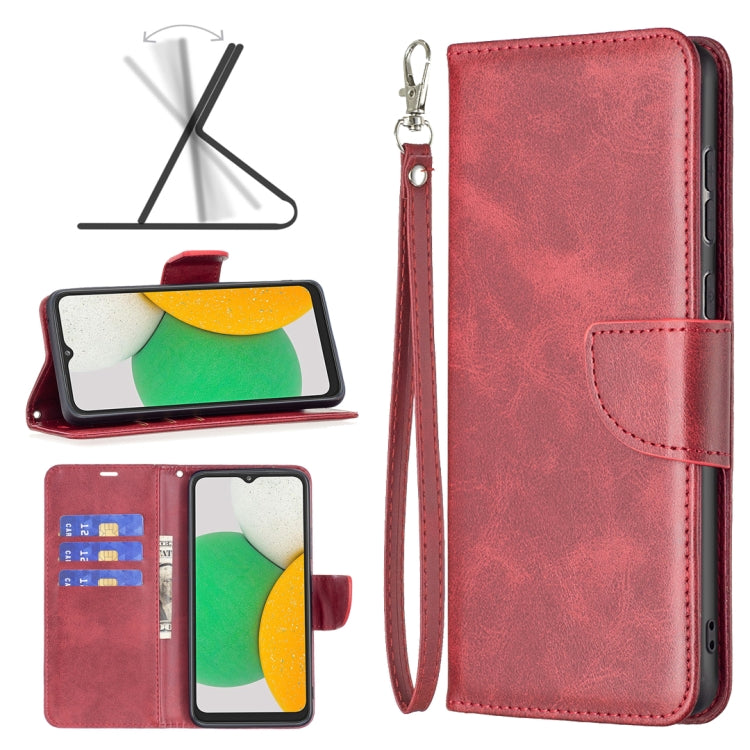 Retro Lambskin Texture Leather Phone Case, For Samsung Galaxy A03 Core