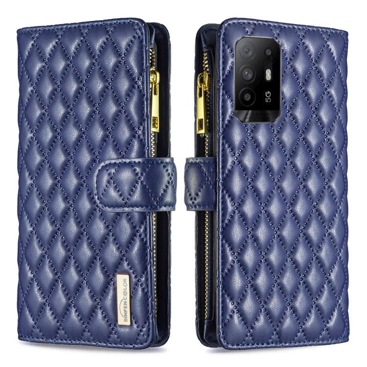 Diamond Lattice Zipper Wallet Leather Flip Phone Case, For OPPO A94 5G / Reno5 Z 5G, For OPPO A96 5G / Reno7 Z, For OPPO Find X5 Lite / Reno7 5G, For OPPO Find X5 Pro, For OPPO Find X5, For OPPO Realme 9 Pro+, For OPPO Realme 9 Pro                     ...