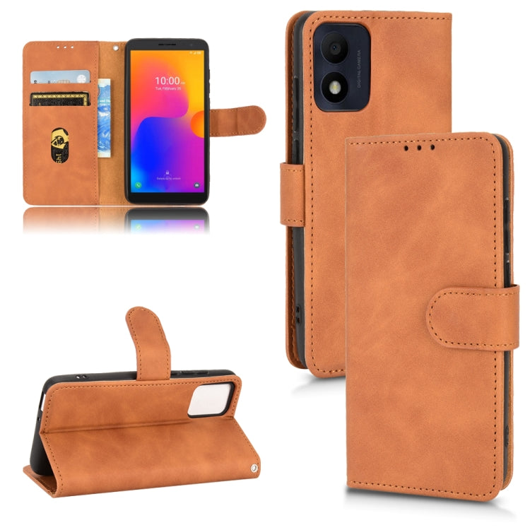 Skin Feel Magnetic Flip Leather Phone Case, For Alcatel 1B 2022, For Motorola Moto G52 JP Version, For UMIDIGI A13 / A13 Pro / A13S, For ZTE Blade A52, For ZTE Blade A72 4G / V40 Vita