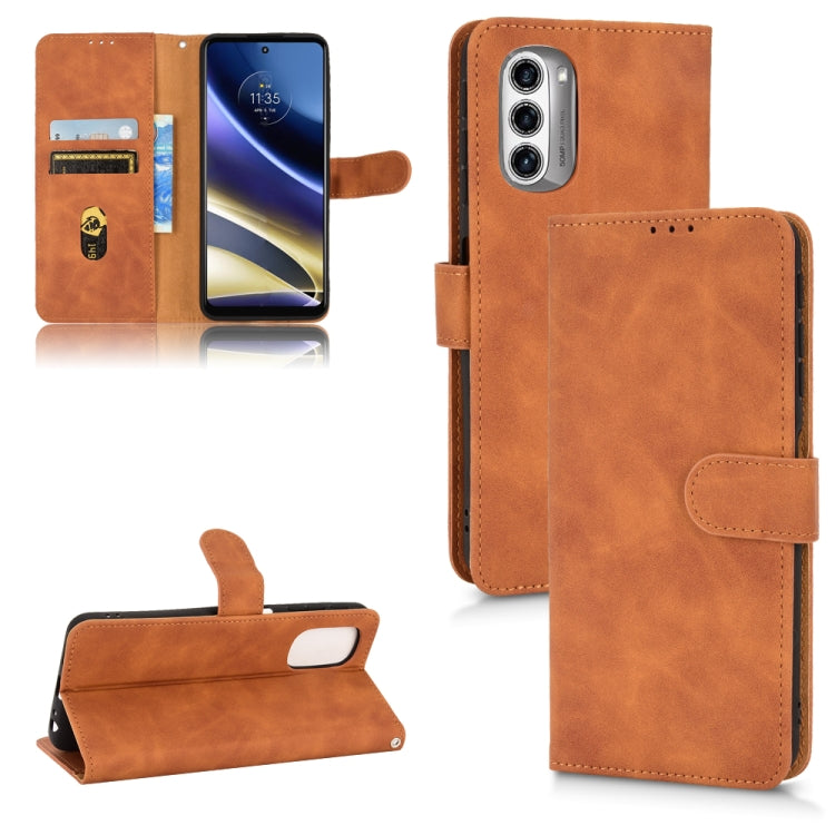 Skin Feel Magnetic Flip Leather Phone Case, For Alcatel 1B 2022, For Motorola Moto G52 JP Version, For UMIDIGI A13 / A13 Pro / A13S, For ZTE Blade A52, For ZTE Blade A72 4G / V40 Vita