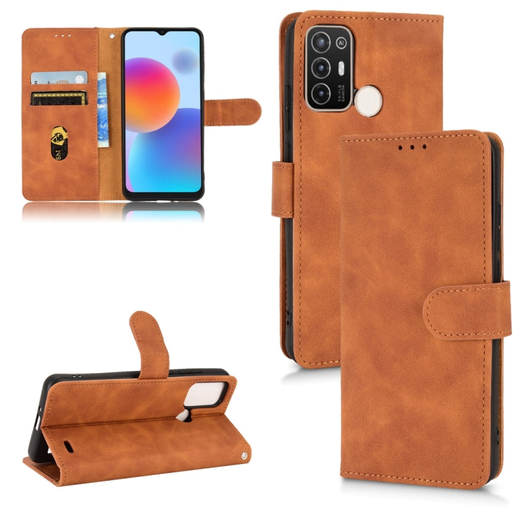 Skin Feel Magnetic Flip Leather Phone Case, For Alcatel 1B 2022, For Motorola Moto G52 JP Version, For UMIDIGI A13 / A13 Pro / A13S, For ZTE Blade A52, For ZTE Blade A72 4G / V40 Vita