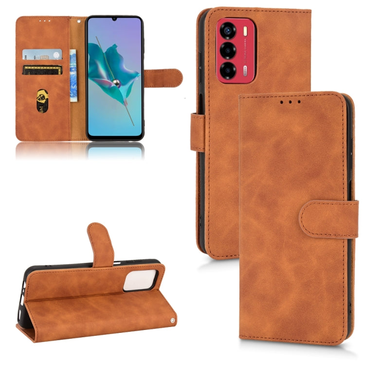 Skin Feel Magnetic Flip Leather Phone Case, For Alcatel 1B 2022, For Motorola Moto G52 JP Version, For UMIDIGI A13 / A13 Pro / A13S, For ZTE Blade A52, For ZTE Blade A72 4G / V40 Vita