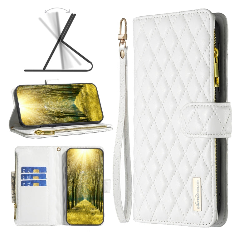 Diamond Lattice Zipper Wallet Leather Flip Phone Case, For vivo Y11 / Y15 / Y12 / Y17, For vivo Y15s, For vivo Y20, For vivo Y21 / Y17 / Y21s, For vivo Y51 2020 / Y51a / Y51s