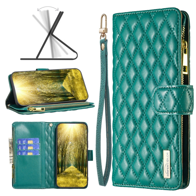 Diamond Lattice Zipper Wallet Leather Flip Phone Case, For vivo Y11 / Y15 / Y12 / Y17, For vivo Y15s, For vivo Y20, For vivo Y21 / Y17 / Y21s, For vivo Y51 2020 / Y51a / Y51s