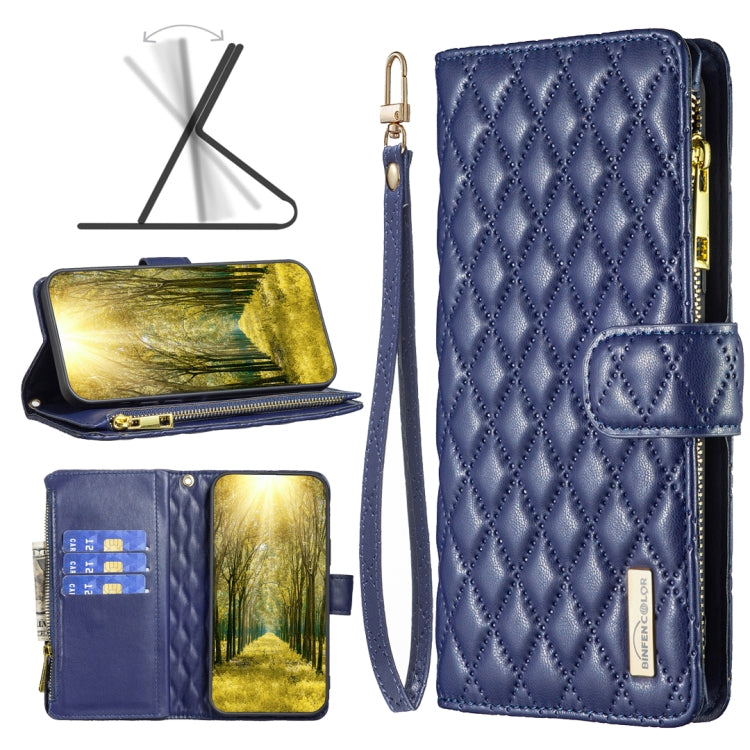 Diamond Lattice Zipper Wallet Leather Flip Phone Case, For vivo Y11 / Y15 / Y12 / Y17, For vivo Y15s, For vivo Y20, For vivo Y21 / Y17 / Y21s, For vivo Y51 2020 / Y51a / Y51s