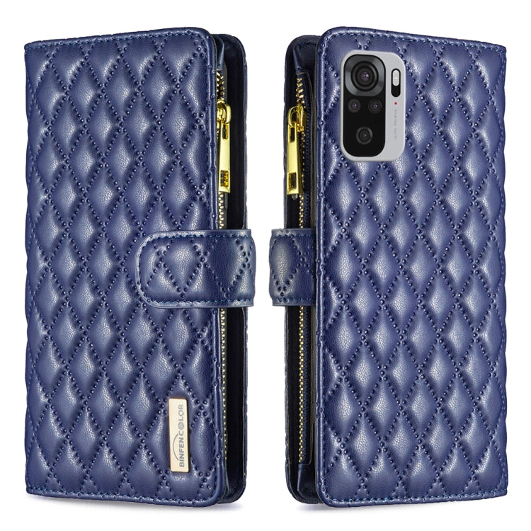 Diamond Lattice Zipper Wallet Leather Flip Phone Case, For Xiaomi Redmi Note 10 4G / 10S, For Xiaomi Redmi Note 10 Pro/10 Pro Max, For Xiaomi Redmi Note 11 / 11S Global, For Xiaomi Redmi Note 11 Pro/11 Pro 5G Global                                     ...