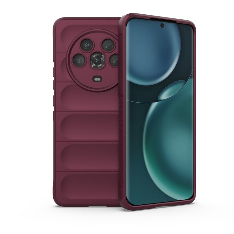 Magic Shield TPU + Flannel Phone Case, For OPPO A57 4G Global, For Honor Magic4, For Honor Magic4 Pro