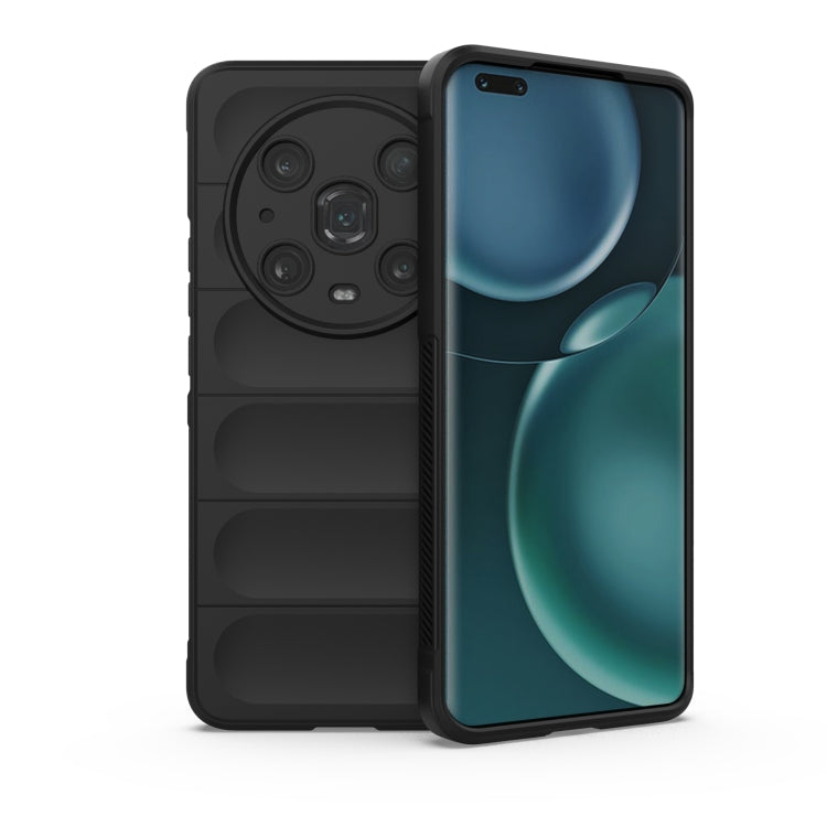 Magic Shield TPU + Flannel Phone Case, For OPPO A57 4G Global, For Honor Magic4, For Honor Magic4 Pro