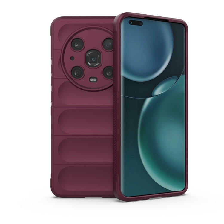 Magic Shield TPU + Flannel Phone Case, For OPPO A57 4G Global, For Honor Magic4, For Honor Magic4 Pro