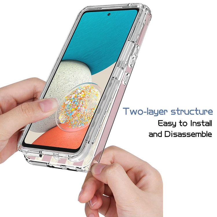 PC + TPU Transparent Painted Phone Case, For Samsung Galaxy A53 5G, For Motorola Moto G Stylus 2021