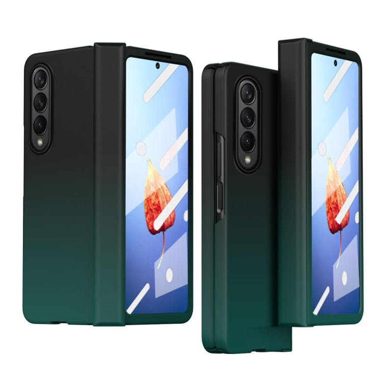 Colorful Gradient Tempered Film Integrated Phone Case, For Samsung Galaxy Z Fold4