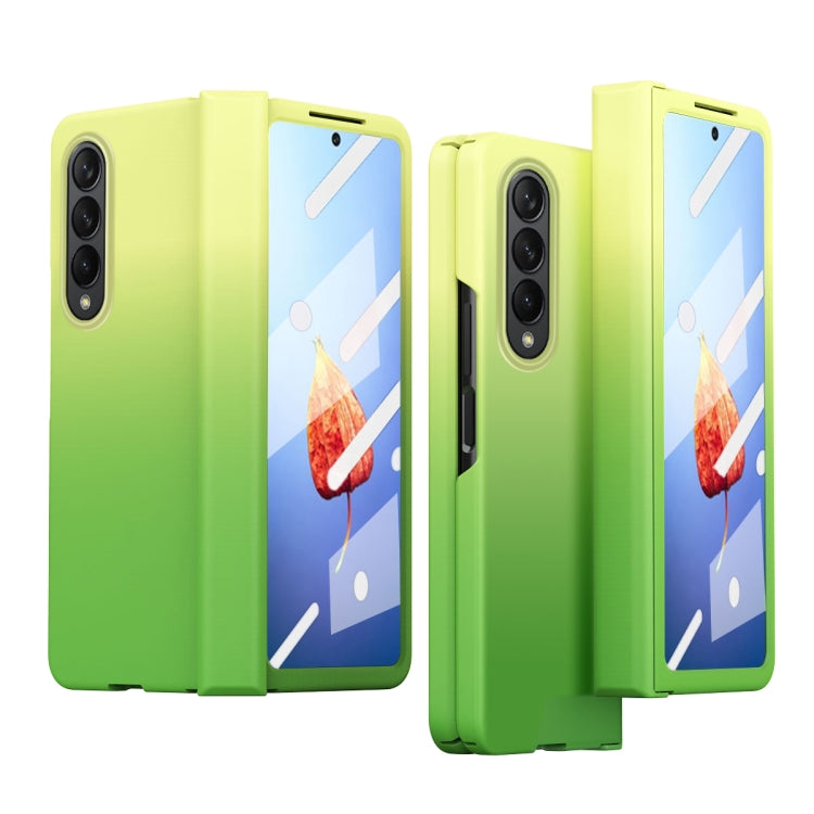 Colorful Gradient Tempered Film Integrated Phone Case, For Samsung Galaxy Z Fold4