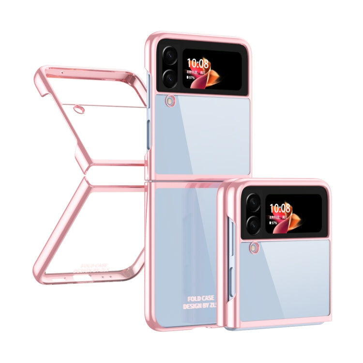 Electroplating Transparent Phone Case, For Samsung Galaxy Z Flip4