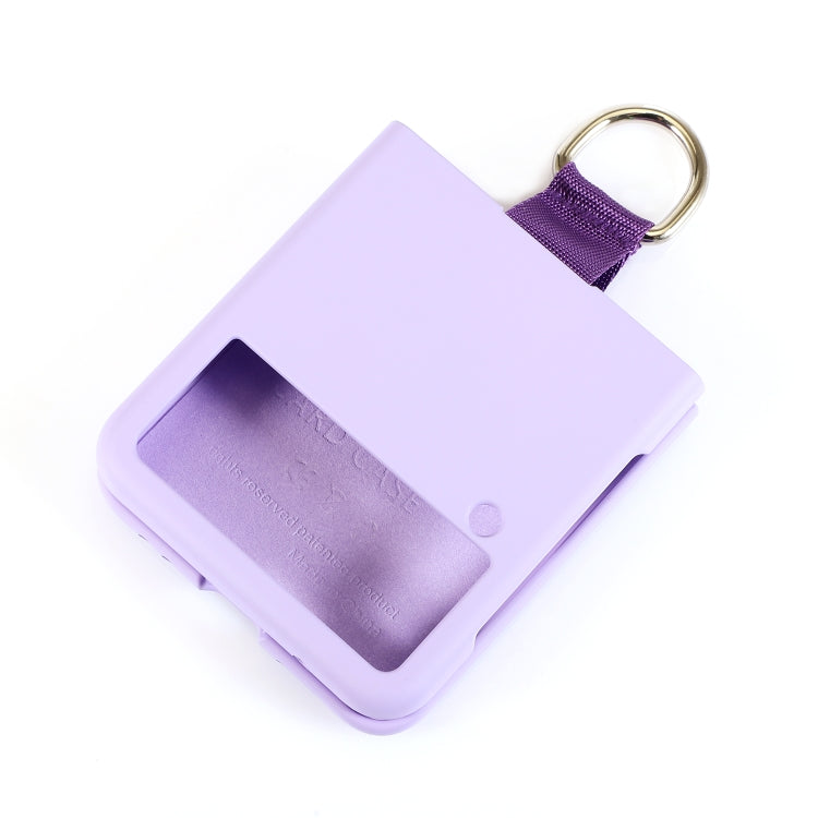 Macaron Color Silicone Soft Phone Case, For Samsung Galaxy Z Flip3 5G, For Samsung Galaxy Z Flip4