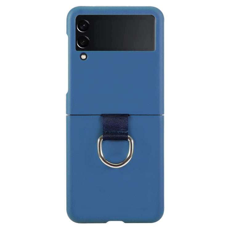 Macaron Color Silicone Soft Phone Case, For Samsung Galaxy Z Flip3 5G, For Samsung Galaxy Z Flip4