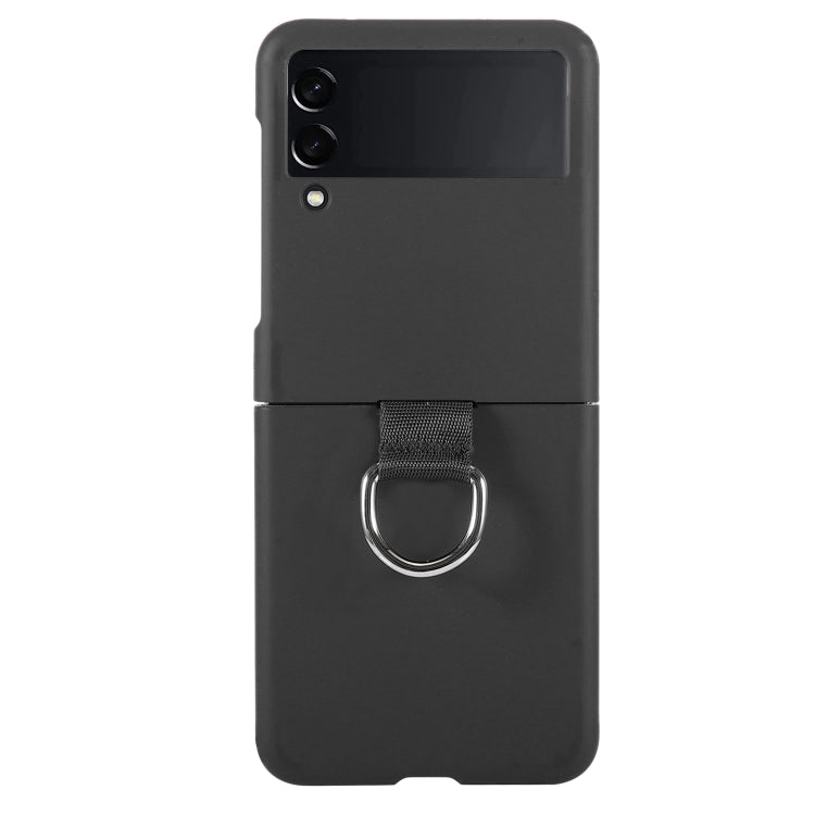 Macaron Color Silicone Soft Phone Case, For Samsung Galaxy Z Flip3 5G, For Samsung Galaxy Z Flip4