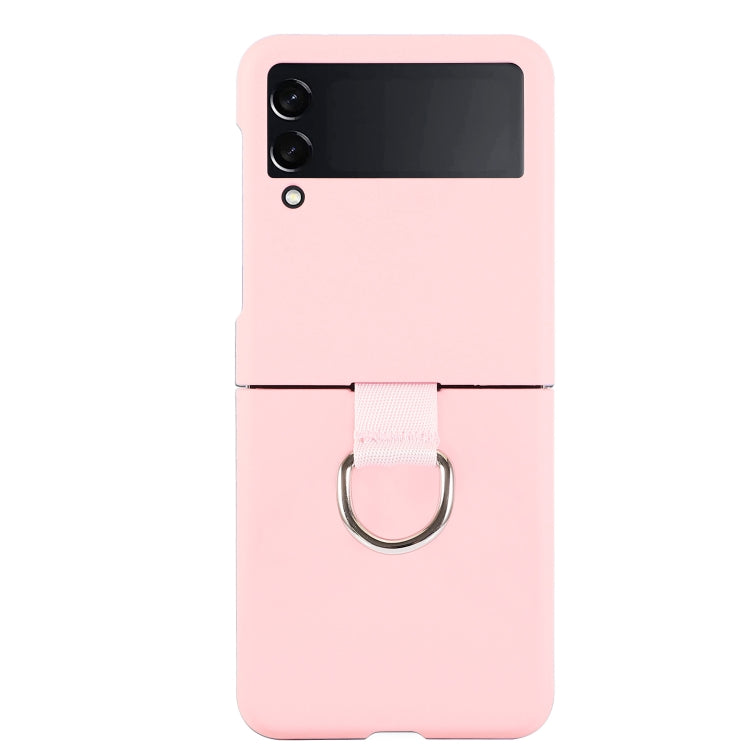 Macaron Color Silicone Soft Phone Case, For Samsung Galaxy Z Flip3 5G, For Samsung Galaxy Z Flip4