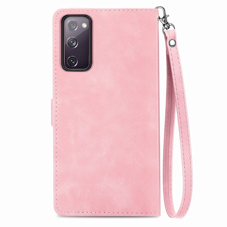 Embossed Flower Shockproof Leather Phone Case, For Samsung Galaxy S20 FE, For Samsung Galaxy S20 Ultra, For Samsung Galaxy S21 FE 5G, For Samsung Galaxy S21+ 5G, For Samsung Galaxy S21 Ultra 5G, For Samsung Galaxy S21 5G, For Samsung Galaxy S22+ 5G    ...