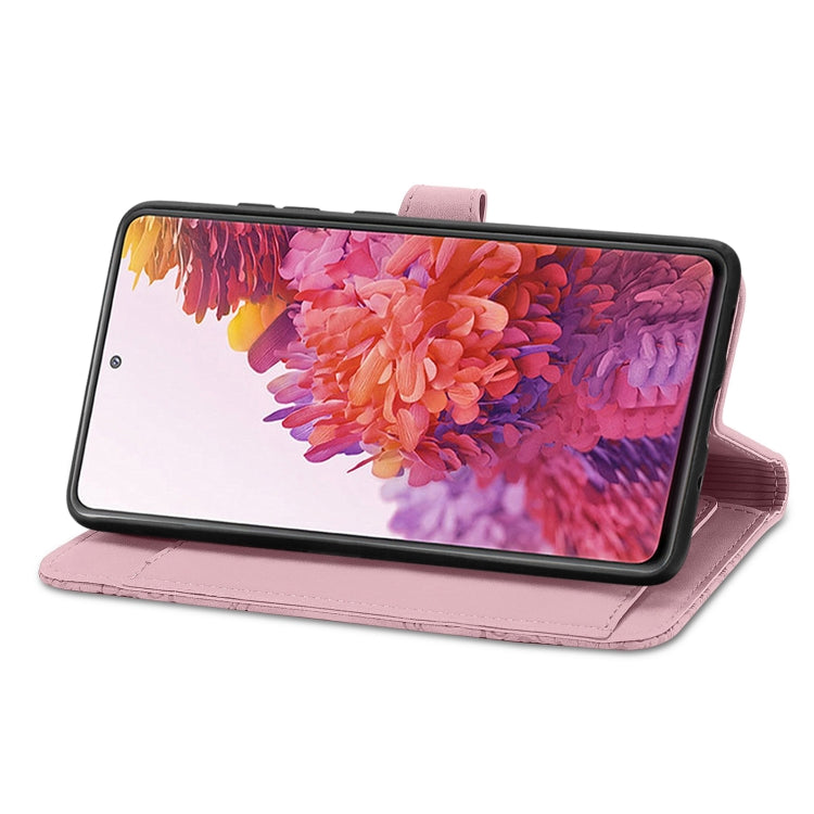 Embossed Flower Shockproof Leather Phone Case, For Samsung Galaxy S20 FE, For Samsung Galaxy S20 Ultra, For Samsung Galaxy S21 FE 5G, For Samsung Galaxy S21+ 5G, For Samsung Galaxy S21 Ultra 5G, For Samsung Galaxy S21 5G, For Samsung Galaxy S22+ 5G    ...