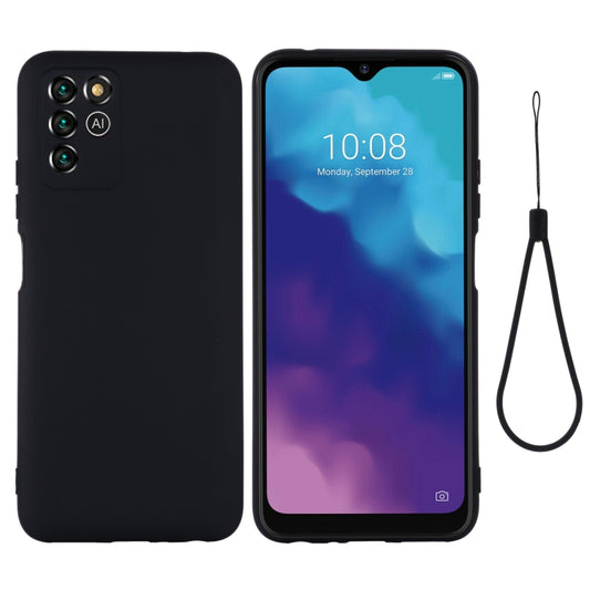 Pure Color Liquid Silicone Shockproof Full Coverage Phone Case, For Motorola Moto G22/ E32s 4G, For ZTE V30 Vita