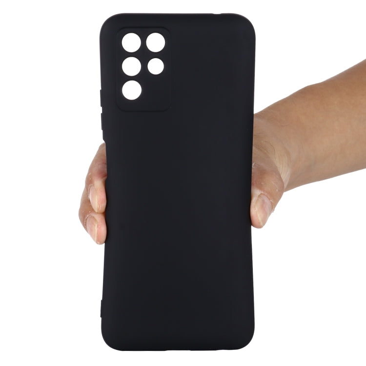 Pure Color Liquid Silicone Shockproof Full Coverage Phone Case, For Motorola Moto G22/ E32s 4G, For ZTE V30 Vita