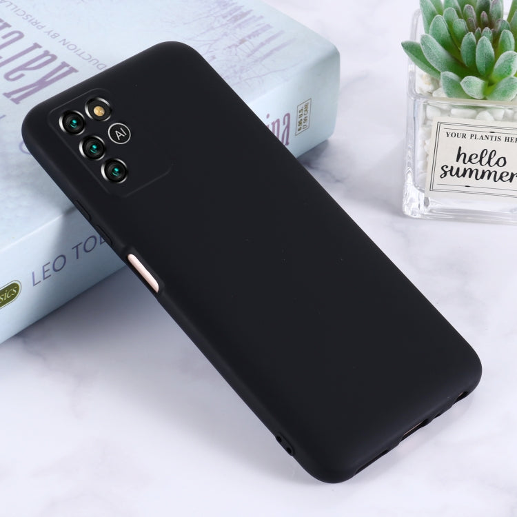Pure Color Liquid Silicone Shockproof Full Coverage Phone Case, For Motorola Moto G22/ E32s 4G, For ZTE V30 Vita