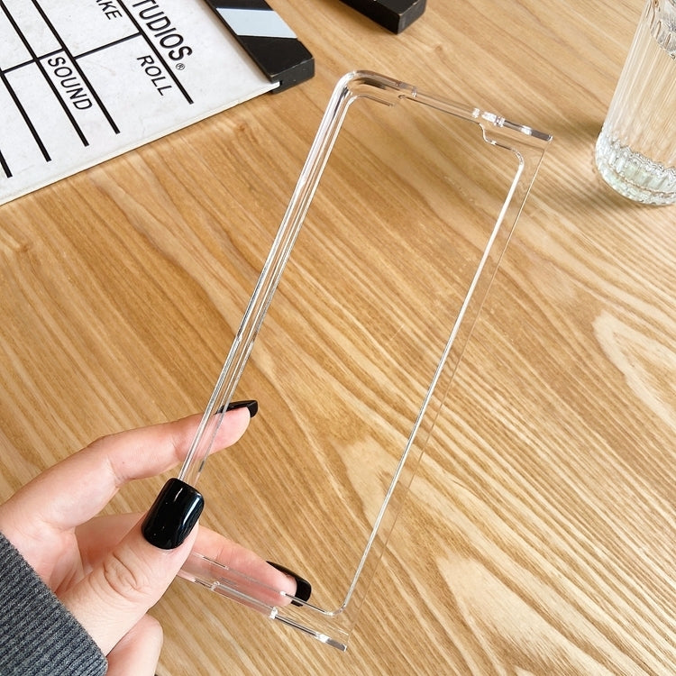 Transparent Shockproof PC Protective Case, For Samsung Galaxy Z Fold4