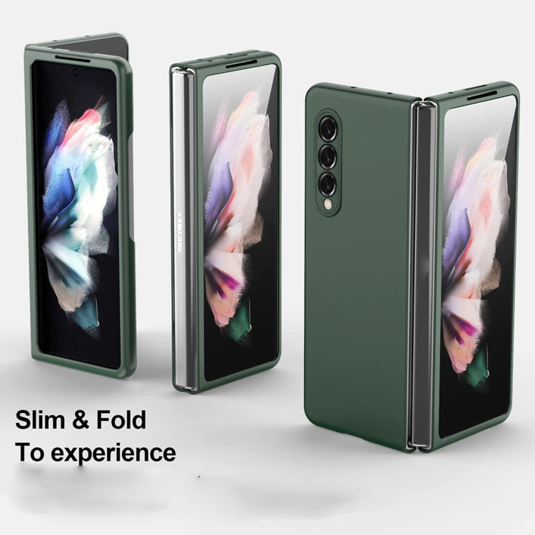 Oil-sprayed Bare Metal Feel Ultra-thin Folding Phone Case, For Samsung Galaxy Z Fold4