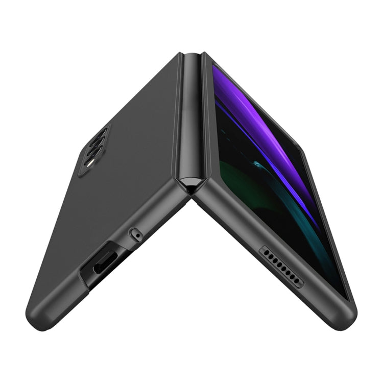 Oil-sprayed Bare Metal Feel Ultra-thin Folding Phone Case, For Samsung Galaxy Z Fold4