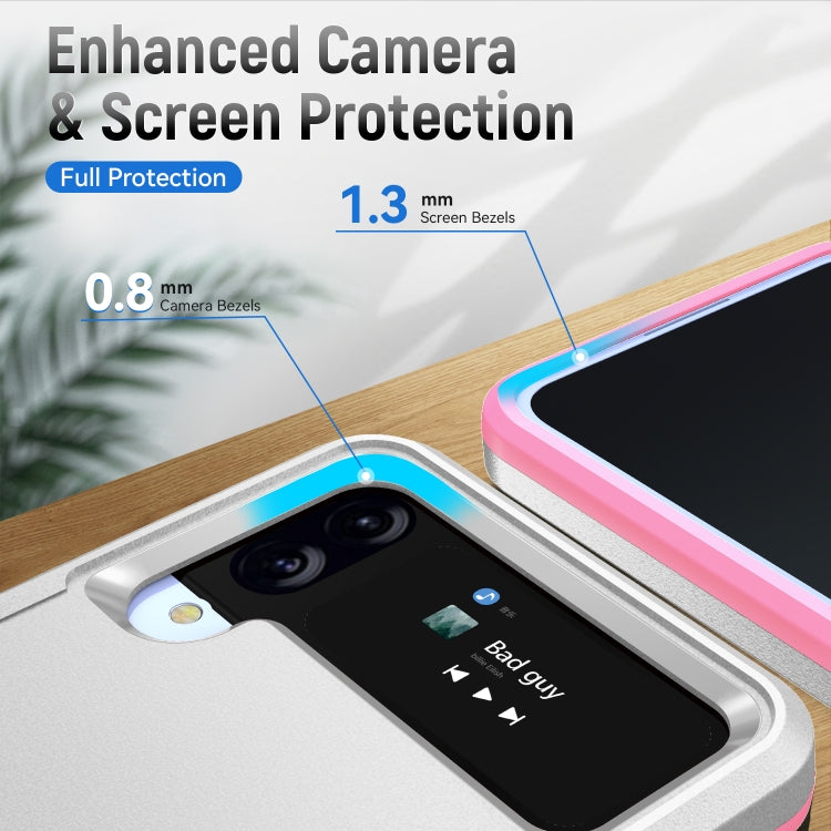 Pioneer Armor PC + TPU Phone Case with Holder, For Samsung Galaxy Z Flip4