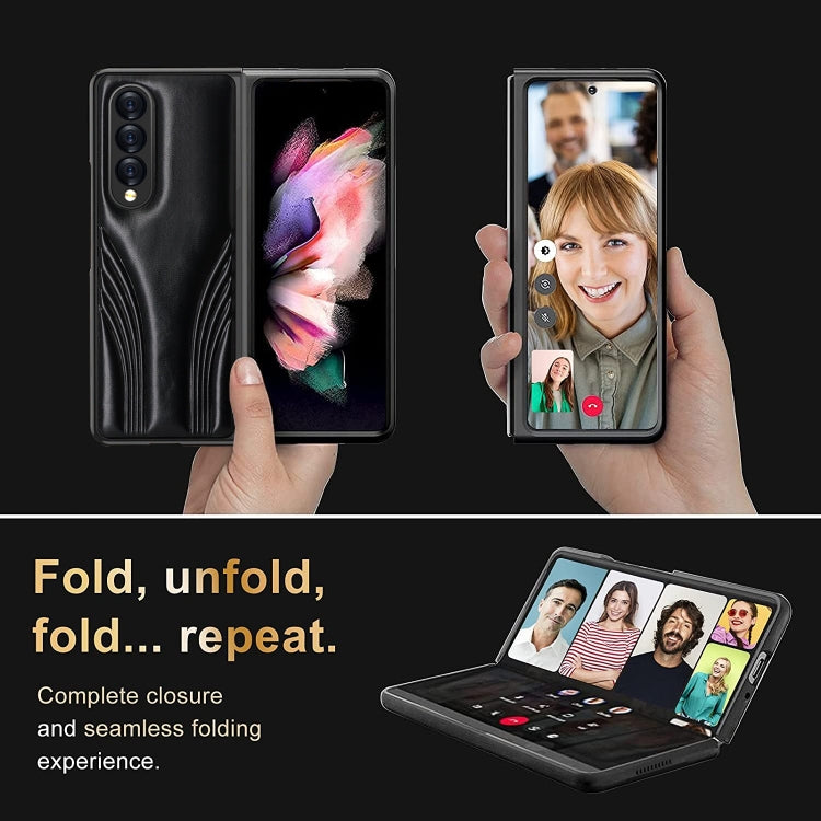 Embossed Folding Phone Case, For Samsung Galaxy Z Fold4