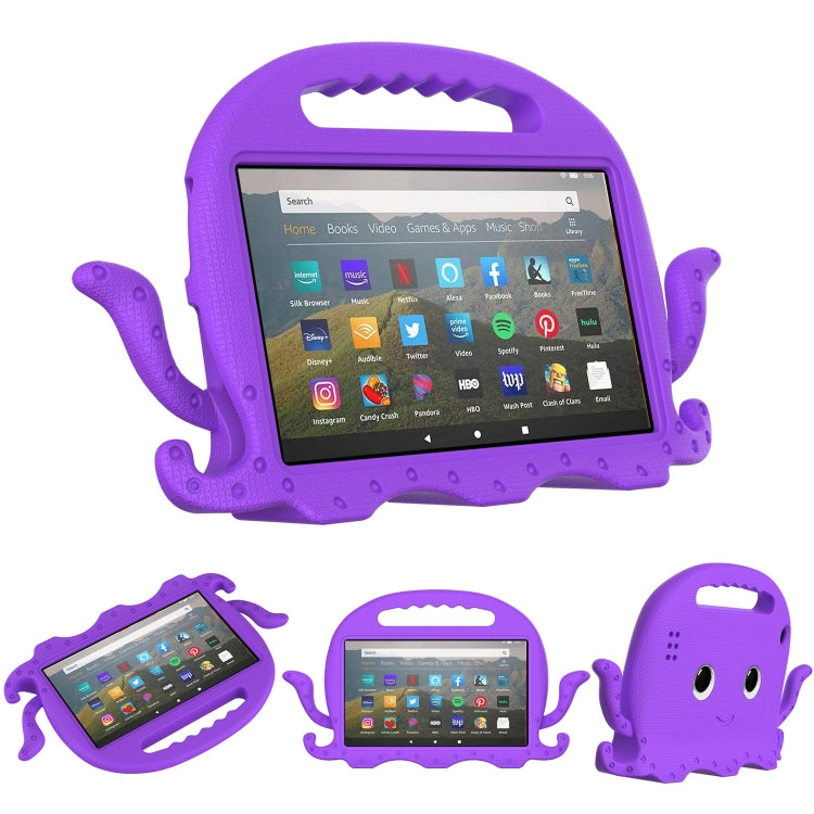 Octopus EVA Shockproof Tablet Case with Screen Film & Shoulder Strap, For Amazon Kindle Fire HD 7 2019 / 2017 / 2015, For Amazon Kindle Fire HD 8 / HD 8 Plus