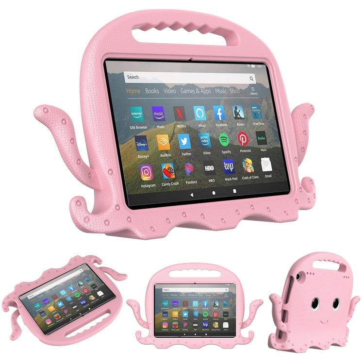 Octopus EVA Shockproof Tablet Case with Screen Film & Shoulder Strap, For Amazon Kindle Fire HD 7 2019 / 2017 / 2015, For Amazon Kindle Fire HD 8 / HD 8 Plus