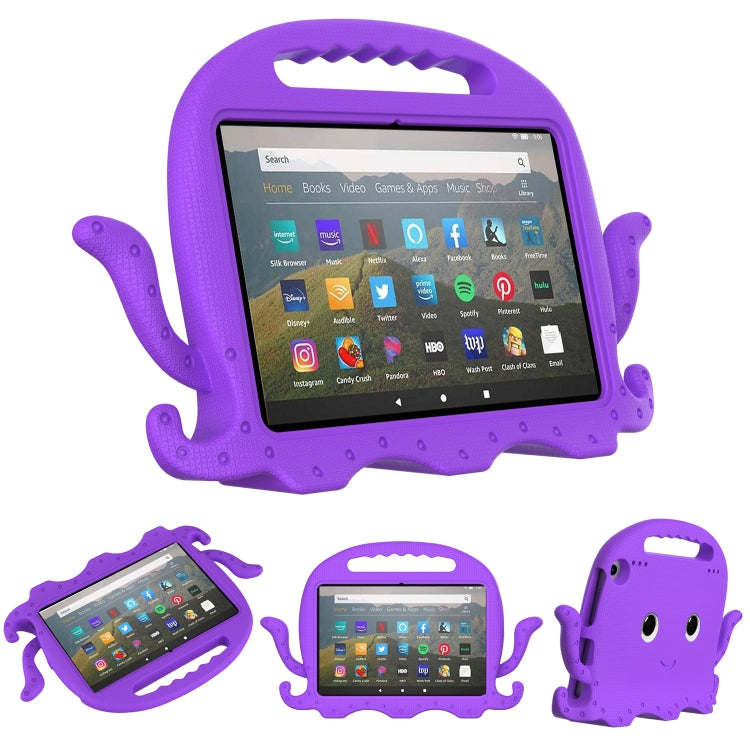 Octopus EVA Shockproof Tablet Case with Screen Film & Shoulder Strap, For Amazon Kindle Fire HD 7 2019 / 2017 / 2015, For Amazon Kindle Fire HD 8 / HD 8 Plus