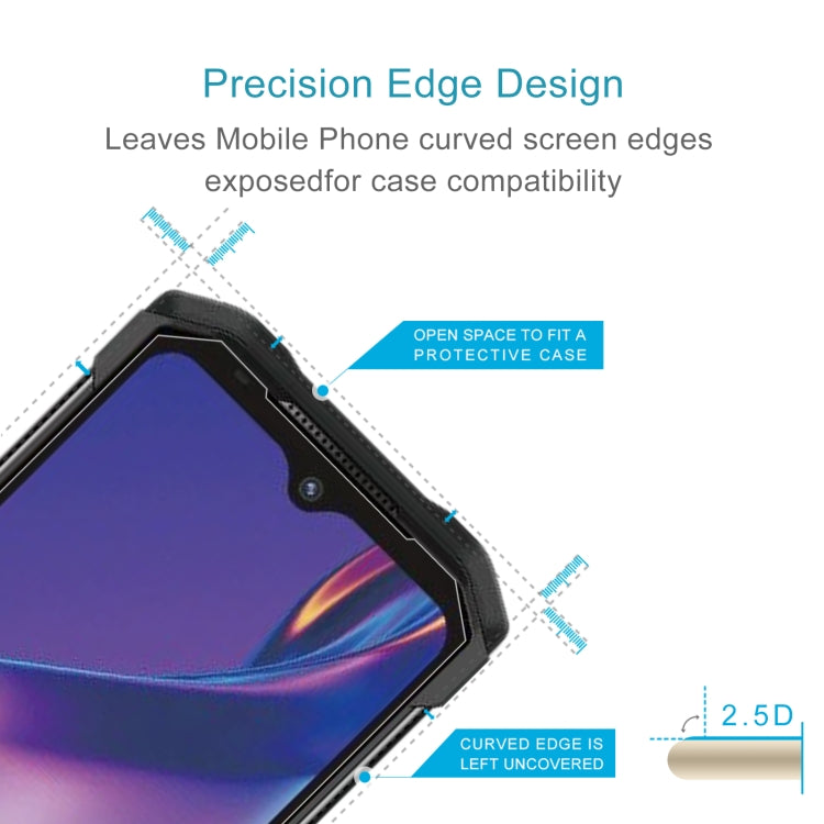 50 PCS 0.26mm 9H 2.5D Tempered Glass Film, For Doogee S98 Pro / S98 (50 PCS)
