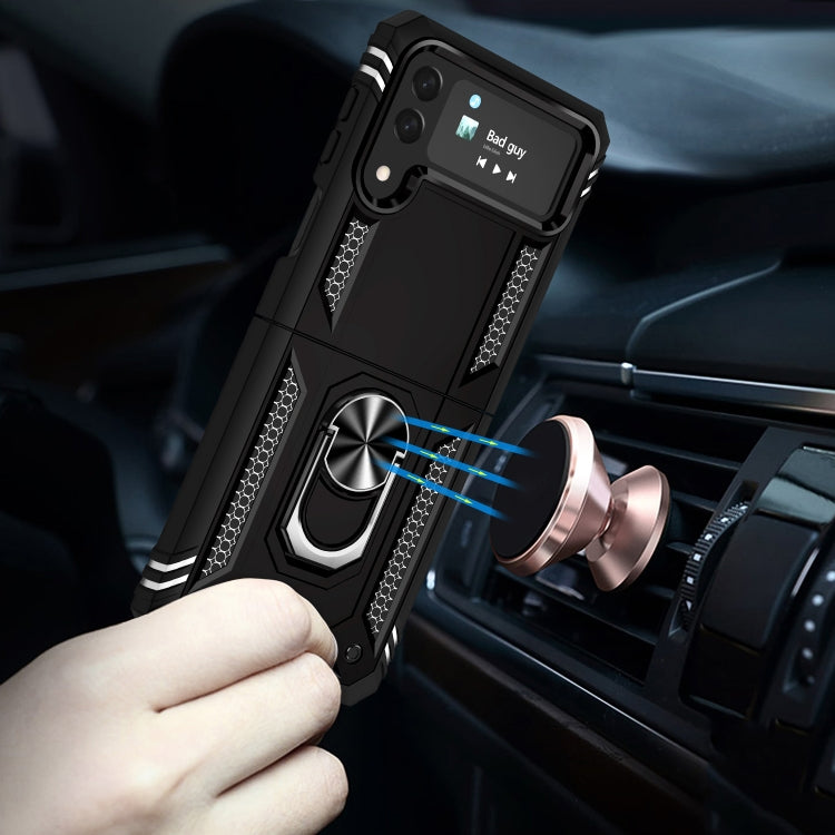 Shockproof TPU + PC Protective Case with 360 Degree Rotating Holder, For Samsung Galaxy Z Flip4