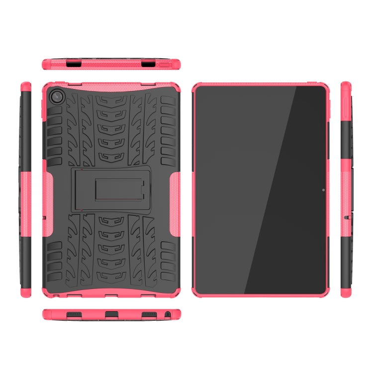 Tire Texture TPU+PC Shockproof Case with Holder, For Lenovo Tab M10 Plus 10.6 3rd Gen 2022