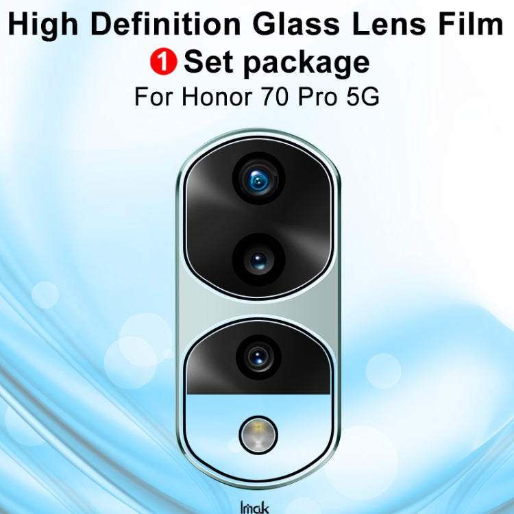 IMAK Rear Camera Glass Lens Film, 1 Set Package, For Honor 70 5G, For Honor 70 Pro 5G / 70 Pro+ 5G