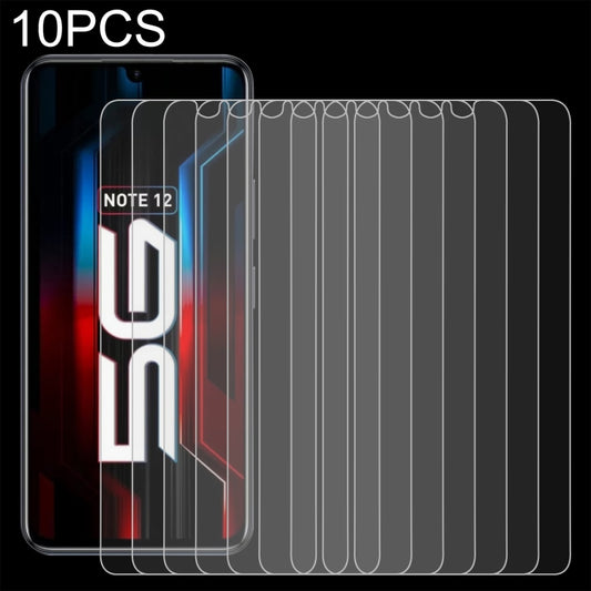 10 PCS 0.26mm 9H 2.5D Tempered Glass Film, For Infinix Note 12 5G (10 PCS), For Infinix Note 12 Pro 5G (10 PCS)