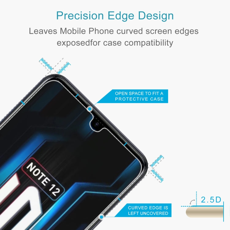 10 PCS 0.26mm 9H 2.5D Tempered Glass Film, For Infinix Note 12 5G (10 PCS), For Infinix Note 12 Pro 5G (10 PCS)