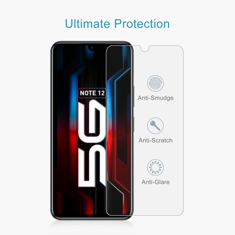 10 PCS 0.26mm 9H 2.5D Tempered Glass Film, For Infinix Note 12 5G (10 PCS), For Infinix Note 12 Pro 5G (10 PCS)