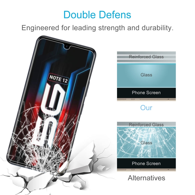 10 PCS 0.26mm 9H 2.5D Tempered Glass Film, For Infinix Note 12 5G (10 PCS), For Infinix Note 12 Pro 5G (10 PCS)