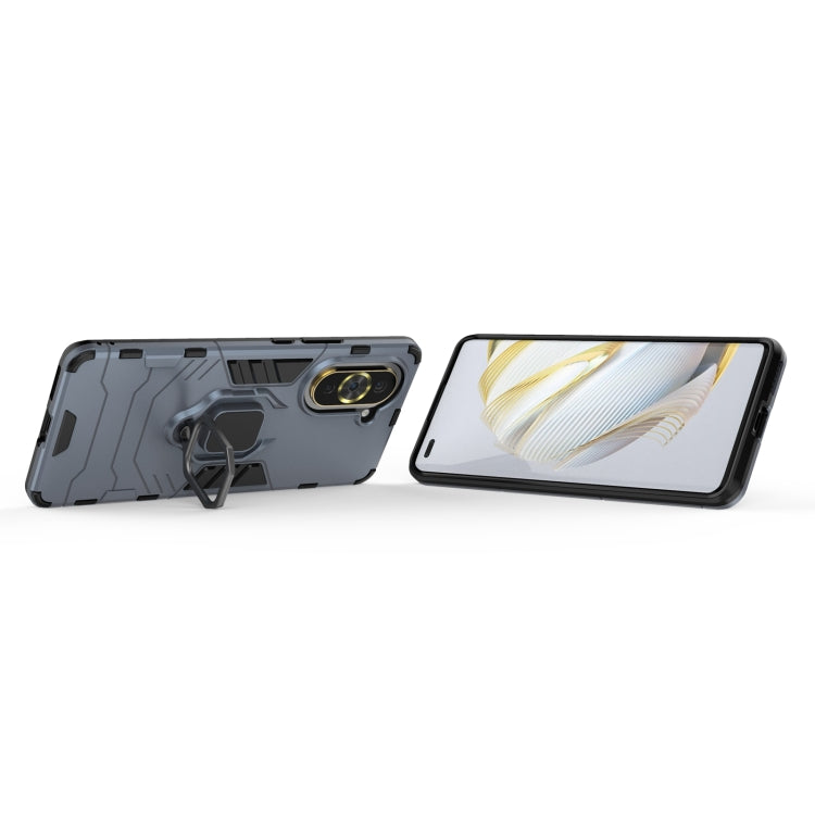 Shockproof PC + TPU Protective Phone Case with Magnetic Ring Holder, For Huawei Nova 10 Pro 4G