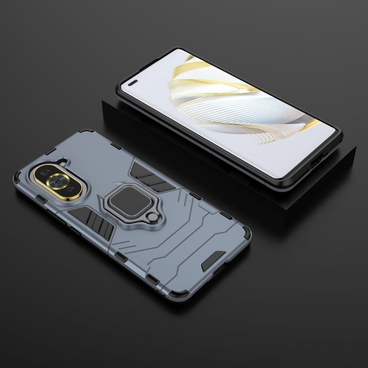 Shockproof PC + TPU Protective Phone Case with Magnetic Ring Holder, For Huawei Nova 10 Pro 4G