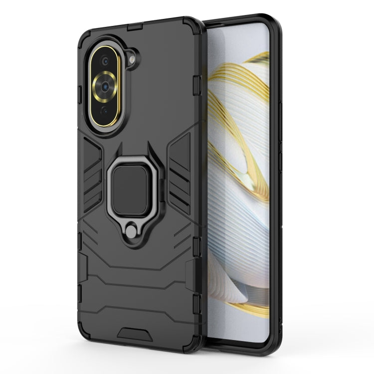 Shockproof PC + TPU Protective Phone Case with Magnetic Ring Holder, For Huawei Nova 10 Pro 4G