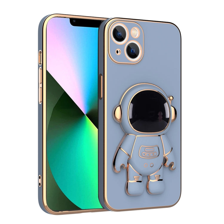 Plating Astronaut Holder Phone Case, For iPhone 13 Pro Max, For iPhone 13 Pro, For iPhone 13, For iPhone 13 mini, For iPhone 12 Pro Max