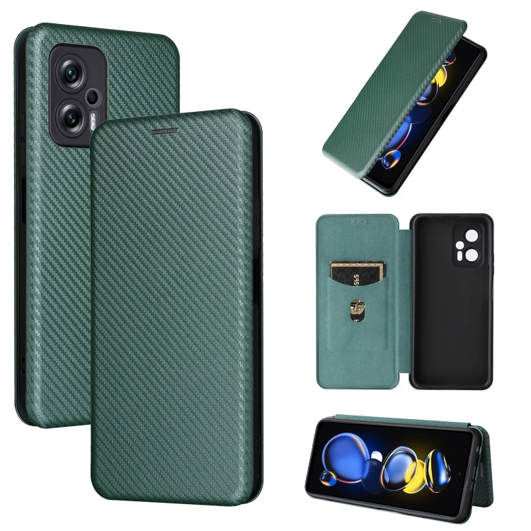 Carbon Fiber Texture Magnetic Leather Phone Case, For Tone E22, For vivo S12 5G / V23 5G, For Redmi Note 11T Pro / Note 11T Pro+ 5G, For Motorola Moto G42