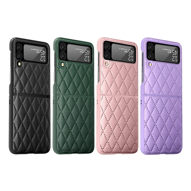 Diamond Lattice Hinge Phone Case, For Samsung Galaxy Z Flip4