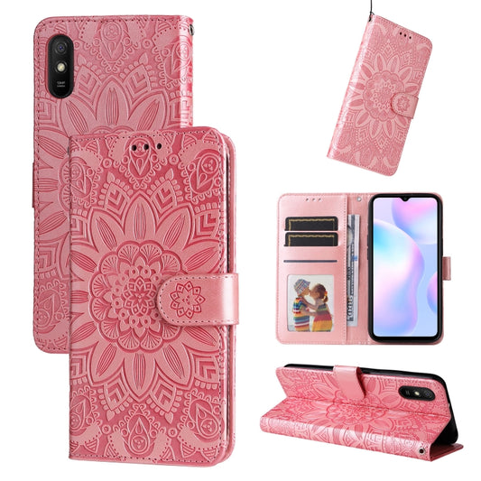 Embossed Sunflower Leather Phone Case, For Xiaomi Redmi 9A, For Xiaomi Redmi 9C / 10A, For Xiaomi Redmi 10C 4G, For Xiaomi Redmi K40 / K40 Pro / Xiaomi Poco F1, For Xiaomi Redmi K50 Gaming 5G, For Xiaomi Redmi Note 10 Pro 5G                            ...