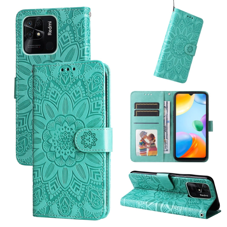 Embossed Sunflower Leather Phone Case, For Xiaomi Redmi 9A, For Xiaomi Redmi 9C / 10A, For Xiaomi Redmi 10C 4G, For Xiaomi Redmi K40 / K40 Pro / Xiaomi Poco F1, For Xiaomi Redmi K50 Gaming 5G, For Xiaomi Redmi Note 10 Pro 5G                            ...